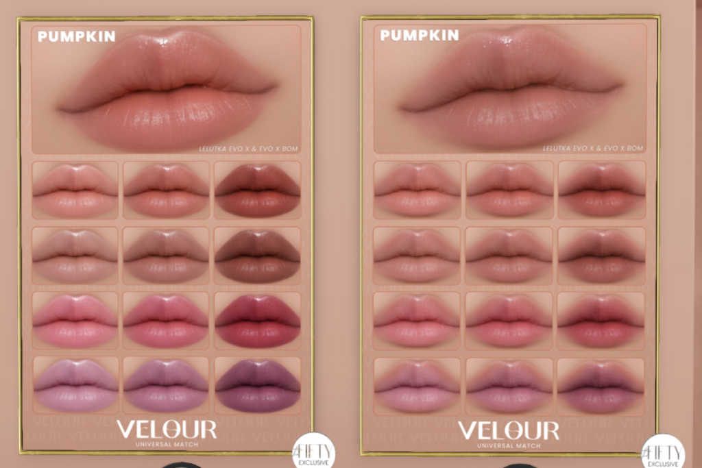 Pumpkin Lipsticks - Evo/Evo X, L$290 each