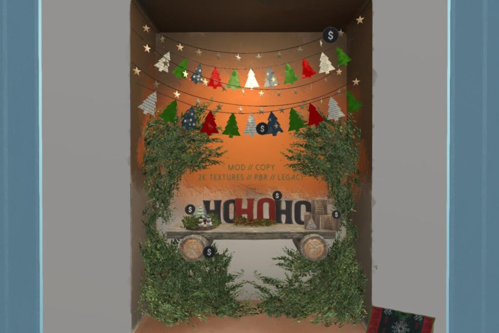 Christmas Decor, L$110-L$250 each