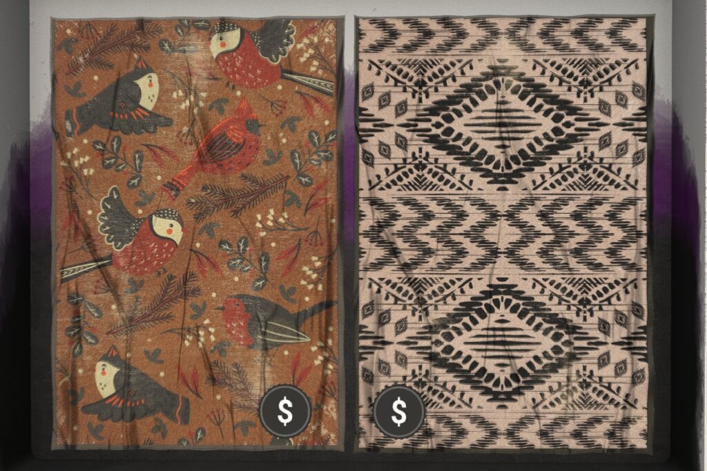 Scandinavian Flight Rug &amp; Painted Rug	&lt;a href=&quot;http://maps.secondlife.com/secondlife/Adventure/83/135/27&quot; target=&quot;_blank&quot;&gt;Teleport&lt;/a&gt;
