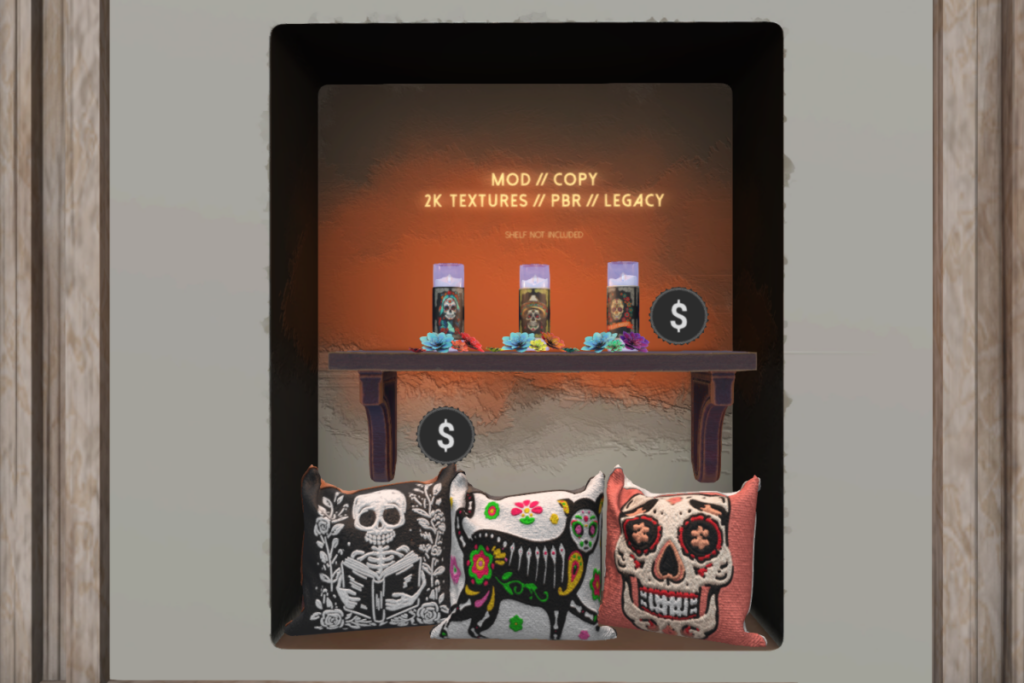 Colorful Bones Collection, L$225 each