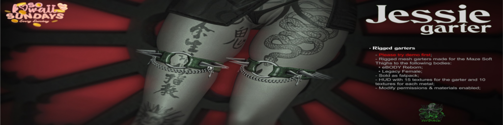 Jessie Garter - Legacy/Reborn	&lt;a href=&quot;http://maps.secondlife.com/secondlife/Tomoeda/58/185/28&quot; target=&quot;_blank&quot;&gt;Teleport&lt;/a&gt;