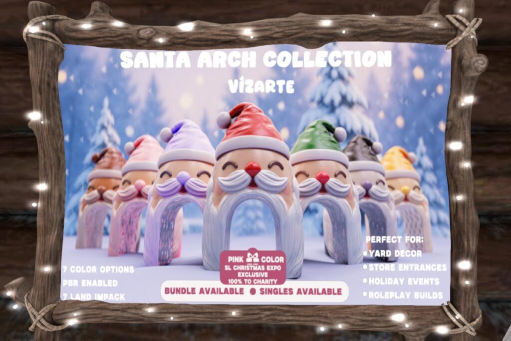 Santa Arch Collection, L$225 each