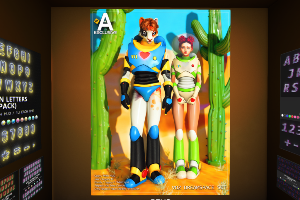 Dreamspace Set - Jake/Legacy F+M/MaitreyaX/Reborn, L$180-L$240 each/L$500 FP