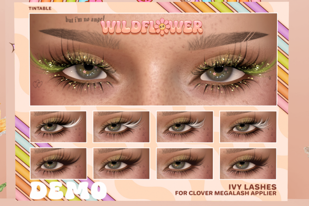 Ivy Lashes - Clover Megalash, L$375