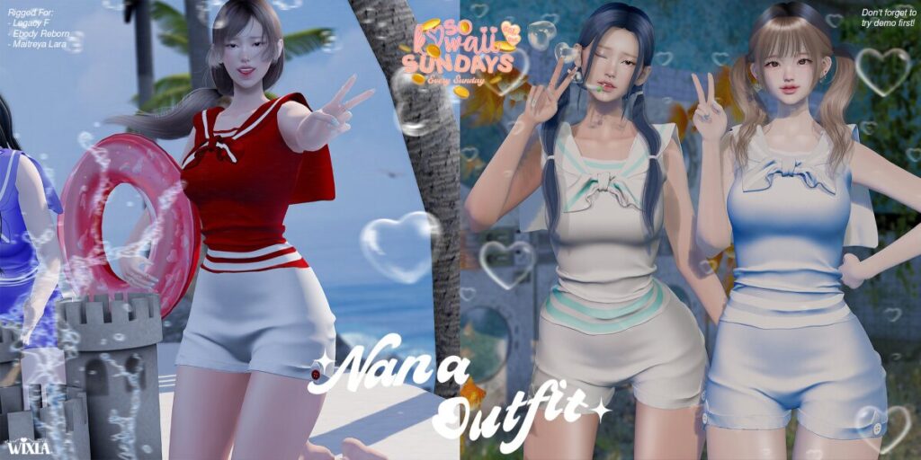 Nana Outfit - Legacy/Maitreya/Reborn	&lt;a href=&quot;https://maps.secondlife.com/secondlife/Baboo/168/159/1301&quot; target=&quot;_blank&quot;&gt;Teleport&lt;/a&gt;