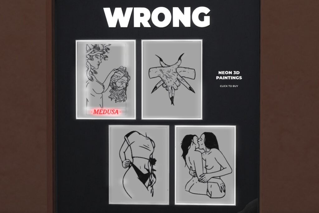 Neon 3D Paintings, L$120 each