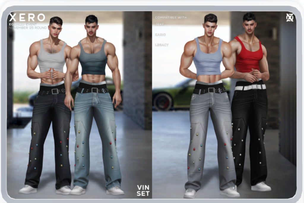 Vin Set - Jake/Inithium/Legacy, L$515 each/L$1099-L$1199 each FP/L$2049 MP