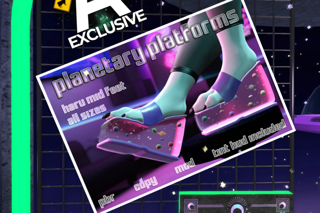 Planetary Platforms - Haru Mid Feet, L$650