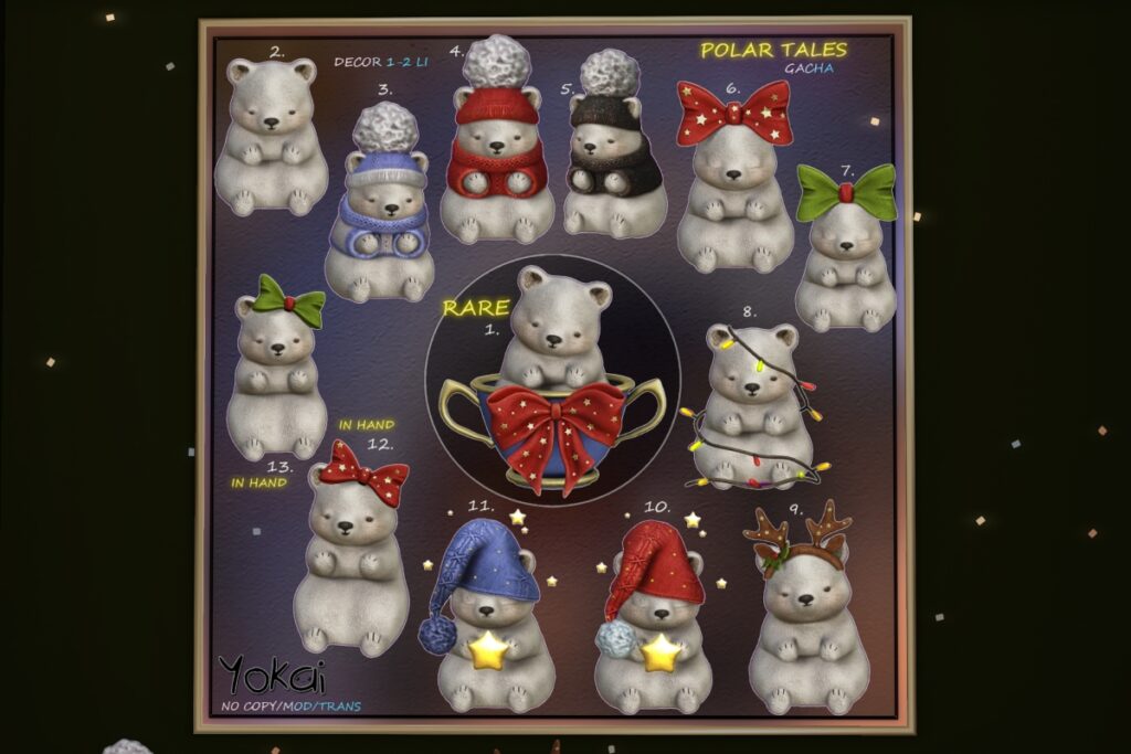 Polar Tales Decor &amp; Holdables, L$59 per Play