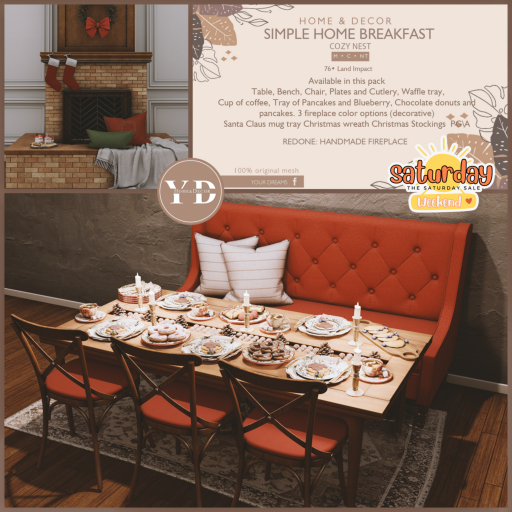Simple Home Breakfast Decor Set	&lt;a href=&quot;http://maps.secondlife.com/secondlife/Your%20Dreams/40/132/23&quot; target=&quot;_blank&quot;&gt;Teleport&lt;/a&gt;