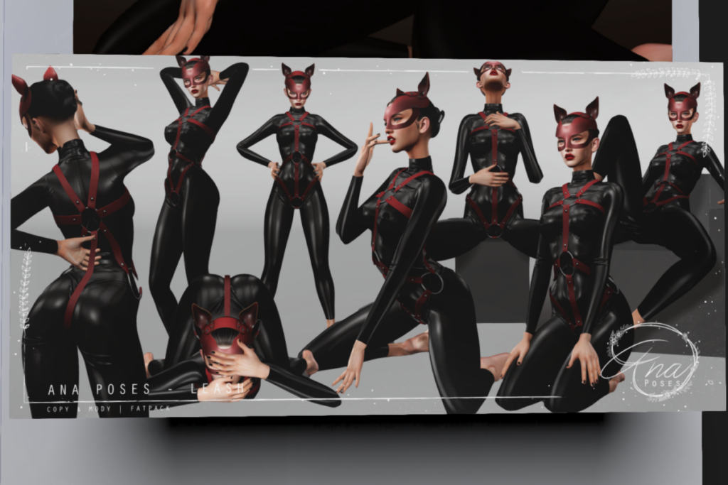 Leash Poses, L$70 each/L$450 FP