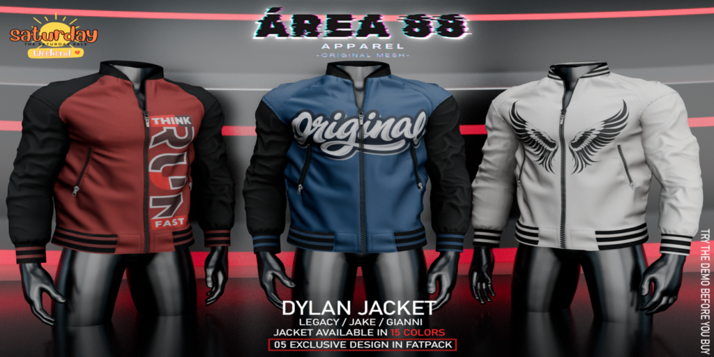 Dylan Jacket - Gianni/Jake/Legacy	&lt;a href=&quot;http://maps.secondlife.com/secondlife/Birdcage/153/73/2802&quot; target=&quot;_blank&quot;&gt;Teleport&lt;/a&gt;