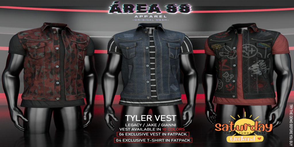 Tyler Vest - Gianni/Jake/Legacy	&lt;a href=&quot;http://maps.secondlife.com/secondlife/Birdcage/153/73/2802&quot; target=&quot;_blank&quot;&gt;Teleport&lt;/a&gt;