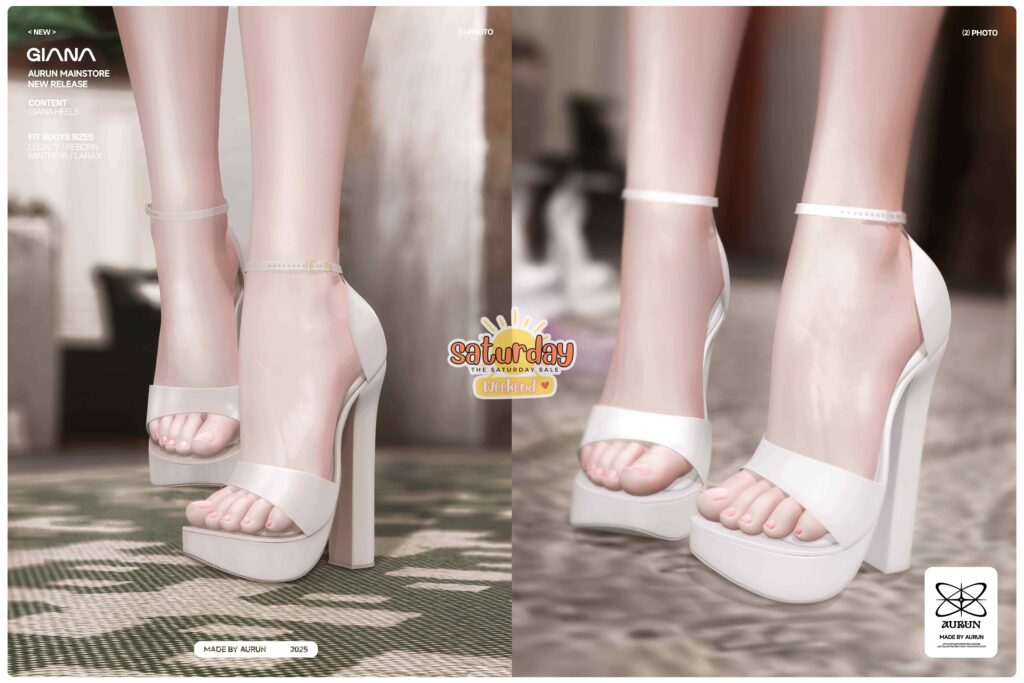 Giana Heels - Legacy/Maitreya/Reborn/+mods	&lt;a href=&quot;http://maps.secondlife.com/secondlife/Perfectland/227/160/2531&quot; target=&quot;_blank&quot;&gt;Teleport&lt;/a&gt;
