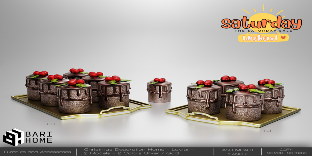 Christmas Panettone Decor	&lt;a href=&quot;http://maps.secondlife.com/secondlife/Magic%20Sky/196/142/2022&quot; target=&quot;_blank&quot;&gt;Teleport&lt;/a&gt;