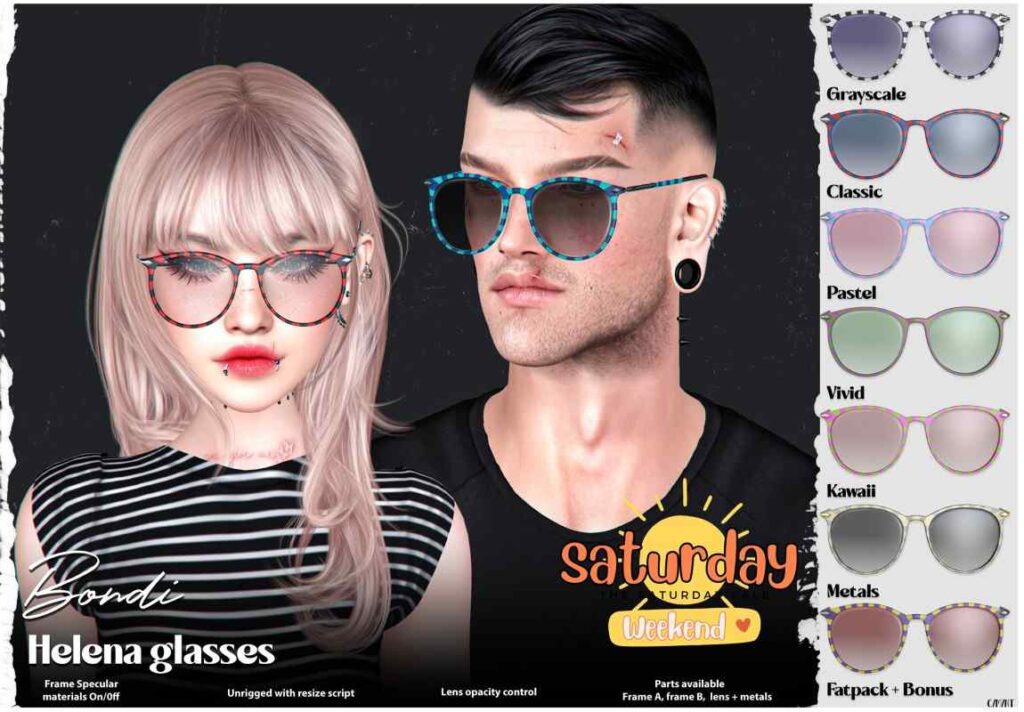 Helena Glasses	&lt;a href=&quot;http://maps.secondlife.com/secondlife/Daydreaming/19/66/22&quot; target=&quot;_blank&quot;&gt;Teleport&lt;/a&gt;