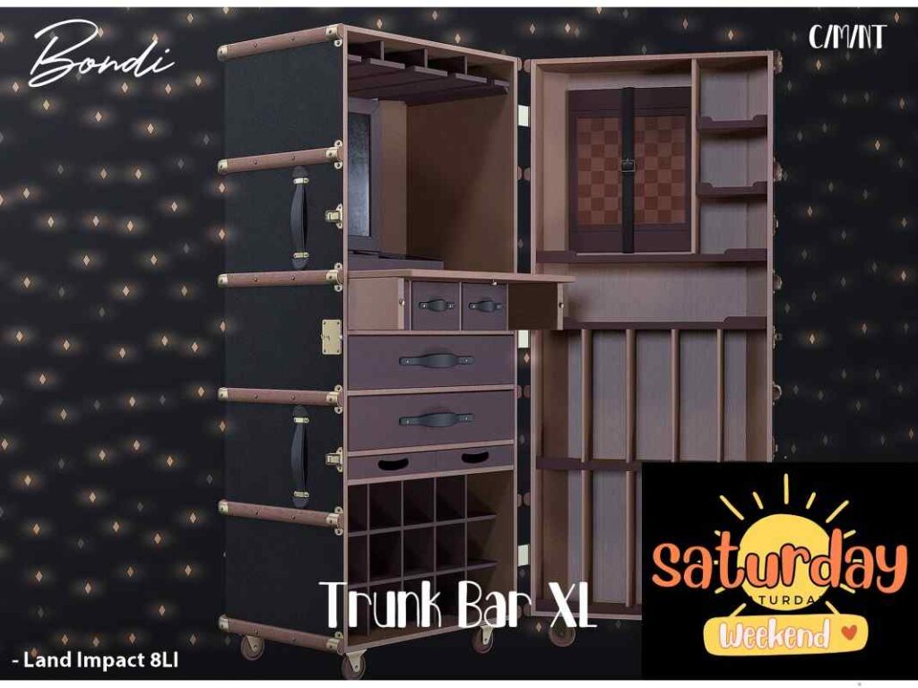 Trunk Bar	&lt;a href=&quot;http://maps.secondlife.com/secondlife/Daydreaming/19/66/22&quot; target=&quot;_blank&quot;&gt;Teleport&lt;/a&gt;