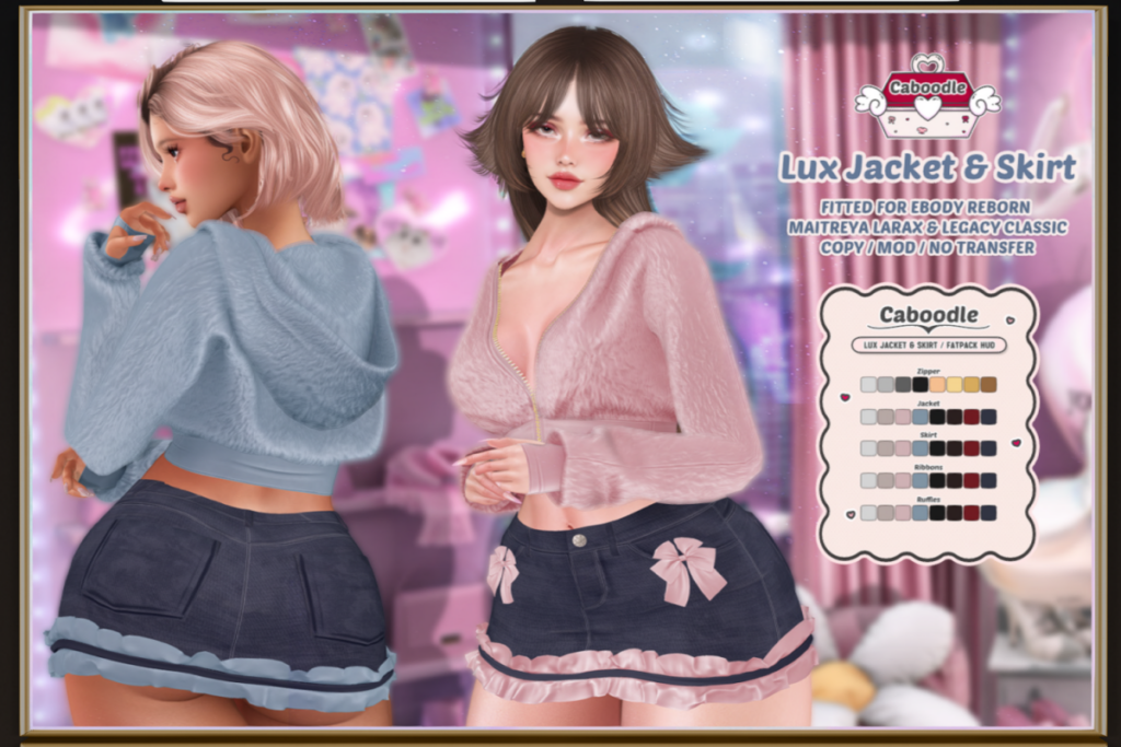 Lux Jacket &amp; Skirt - Legacy/MaitreyaX/Reborn, L$L$249 each/L$1299 FP