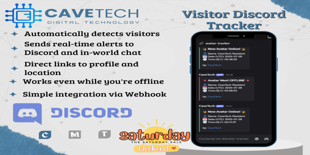 Visitor Discord Tracker	&lt;a href=&quot;http://maps.secondlife.com/secondlife/Bekkers/85/98/1505&quot; target=&quot;_blank&quot;&gt;Teleport&lt;/a&gt;