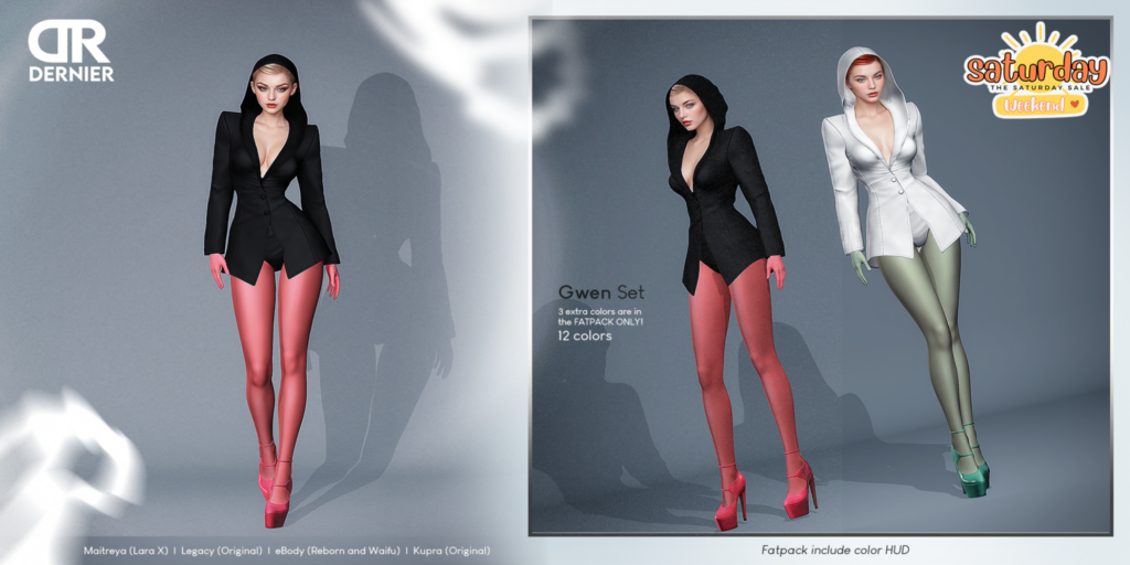 Gwen Set - Inithium/Legacy/MaitreyaX/Reborn/+mods	&lt;a href=&quot;https://maps.secondlife.com/secondlife/DERNIER/117/141/1006&quot; target=&quot;_blank&quot;&gt;Teleport&lt;/a&gt;