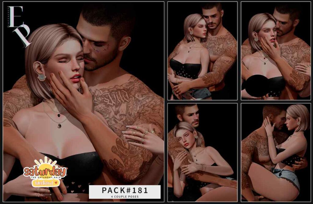 Pack #181 Couple Poses	&lt;a href=&quot;http://maps.secondlife.com/secondlife/Antares/224/116/3146&quot; target=&quot;_blank&quot;&gt;Teleport&lt;/a&gt;