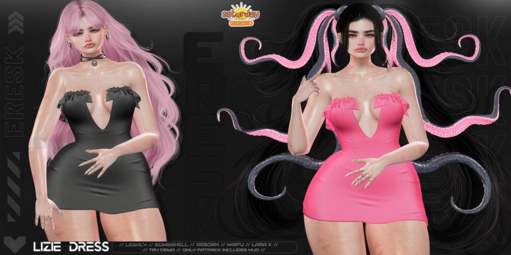 Lizie Dress - GenX/Legacy/Maitreya/Reborn/+mods	&lt;a href=&quot;http://maps.secondlife.com/secondlife/Rapturous%20Isle/71/197/22&quot; target=&quot;_blank&quot;&gt;Teleport&lt;/a&gt;
