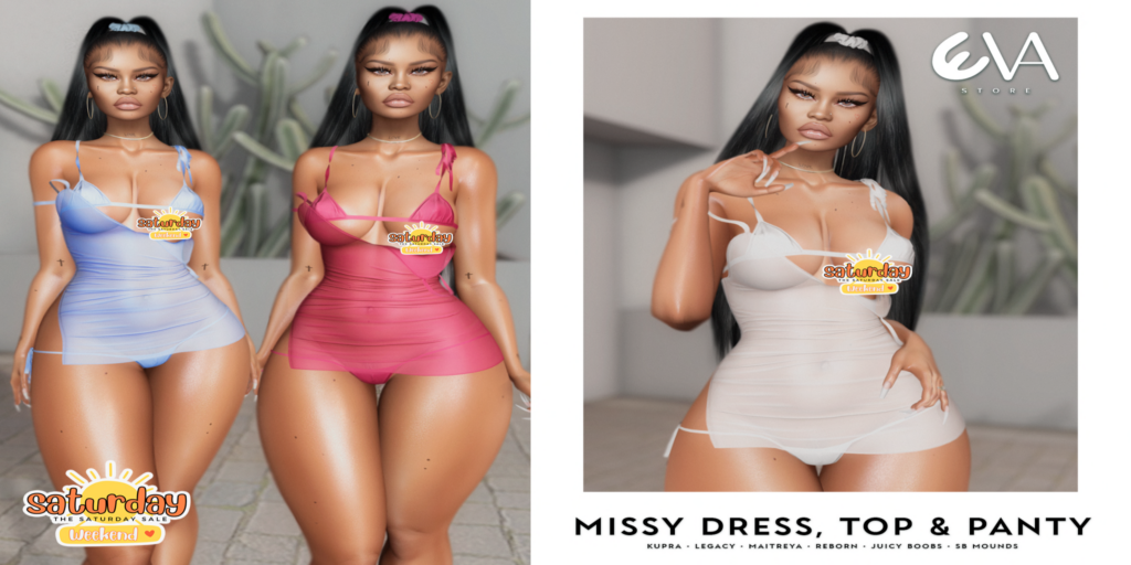 Missy Dress, Top &amp; Panty - Inithium/Legacy/Maitreya/Reborn/+mods	&lt;a href=&quot;http://maps.secondlife.com/secondlife/ELEVEN/182/185/32&quot; target=&quot;_blank&quot;&gt;Teleport&lt;/a&gt;