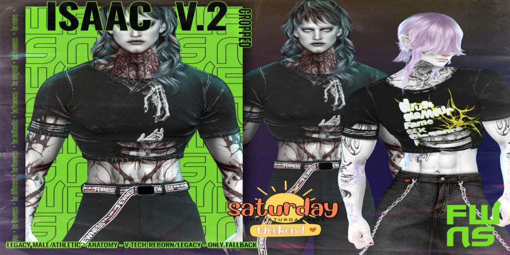 Isaac Cropped v.2 - Anatomy/Legacy/Reborn	&lt;a href=&quot;http://maps.secondlife.com/secondlife/Moonstar/141/89/43&quot; target=&quot;_blank&quot;&gt;Teleport&lt;/a&gt;