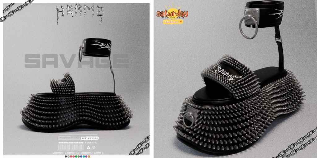 Savage Boots - Legacy F+M/MaitreyaX/Reborn	&lt;a href=&quot;http://maps.secondlife.com/secondlife/Northwood/80/35/29&quot; target=&quot;_blank&quot;&gt;Teleport&lt;/a&gt;