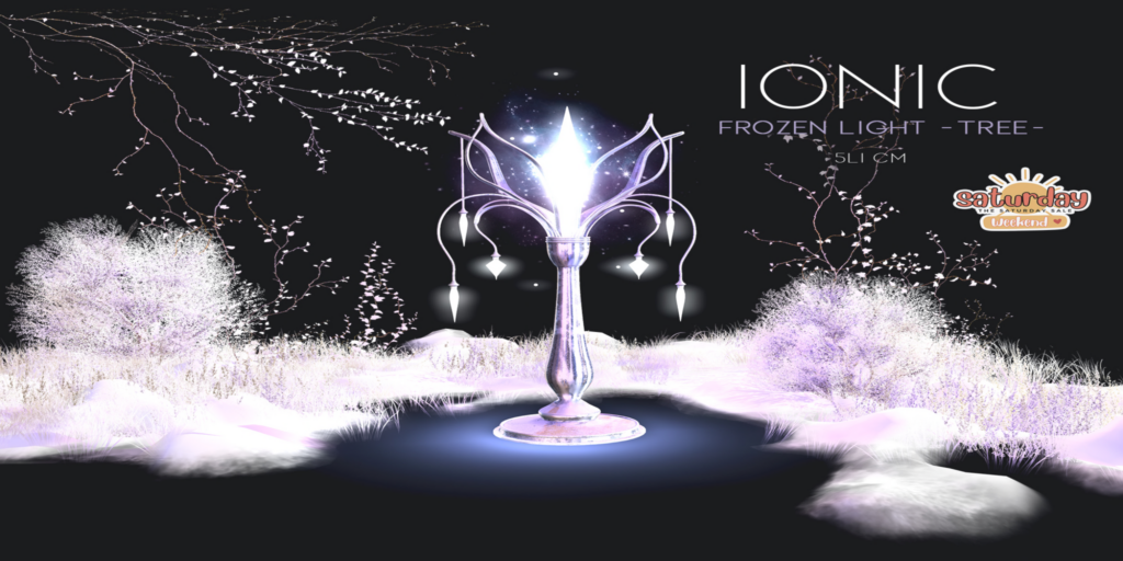 Frozen Light  Tree	&lt;a href=&quot;http://maps.secondlife.com/secondlife/Rayne%20and%20PetitChat/126/185/1199&quot; target=&quot;_blank&quot;&gt;Teleport&lt;/a&gt;