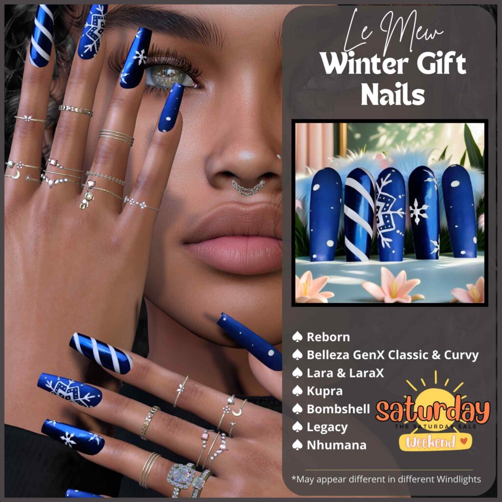 Winter Gift Nails	&lt;a href=&quot;http://maps.secondlife.com/secondlife/Phoenix%20Determined/72/42/22&quot; target=&quot;_blank&quot;&gt;Teleport&lt;/a&gt;