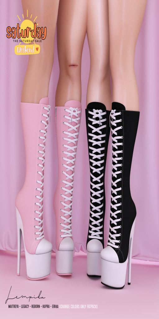 Boots #037 - Erika/Inithium/Legacy/Maitreya/Reborn	&lt;a href=&quot;http://maps.secondlife.com/secondlife/Ember%20Isle/64/127/709&quot; target=&quot;_blank&quot;&gt;Teleport&lt;/a&gt;