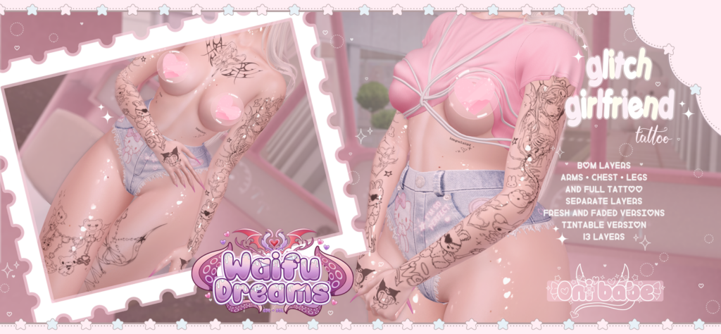 Glitch Girlfriend Tattoo