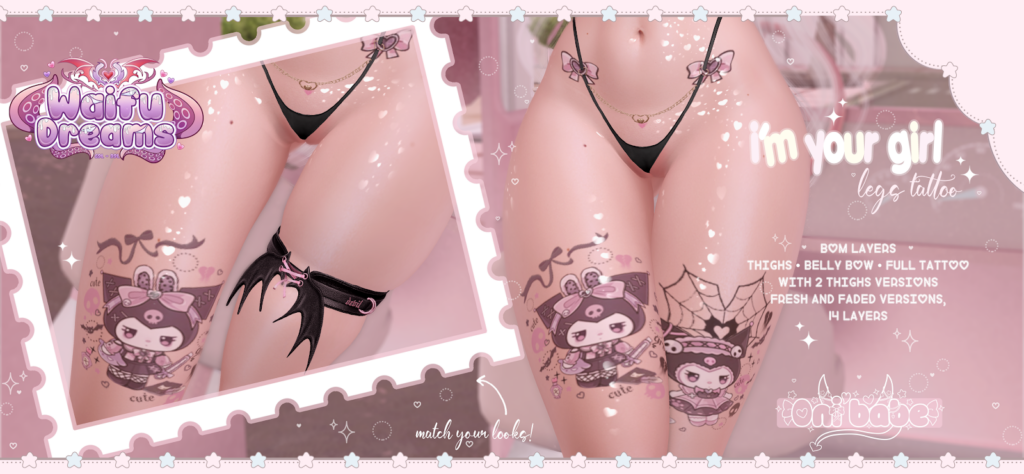 I&#039;m Your Girl Leg Tattoos