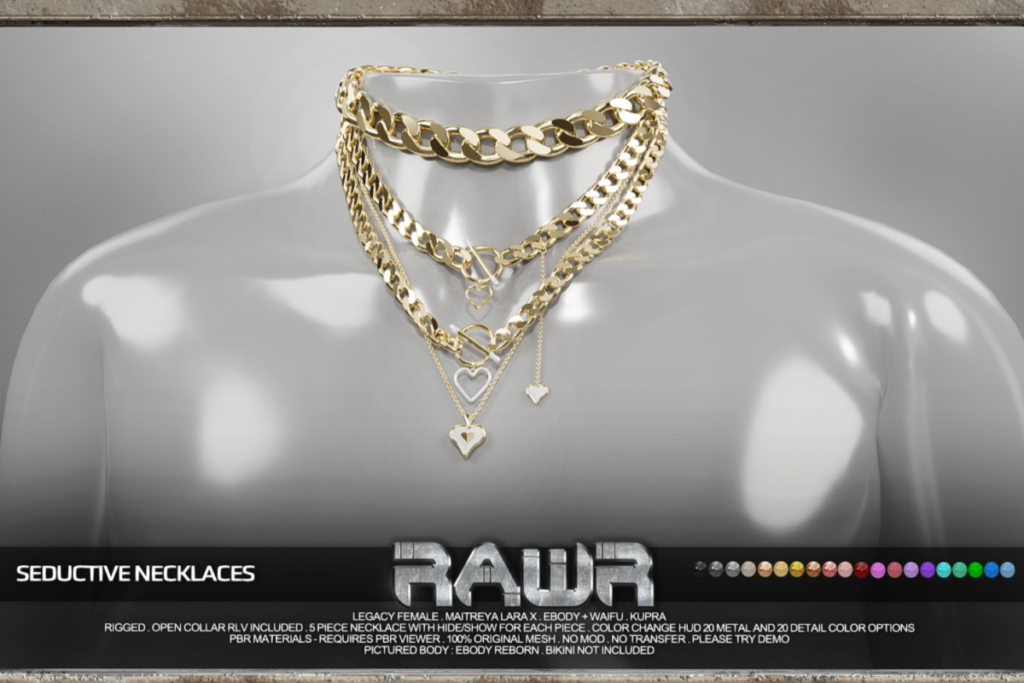 Seductive Necklace - Inithium/Legacy/MaitreyaX/Reborn/+mods, L$315
