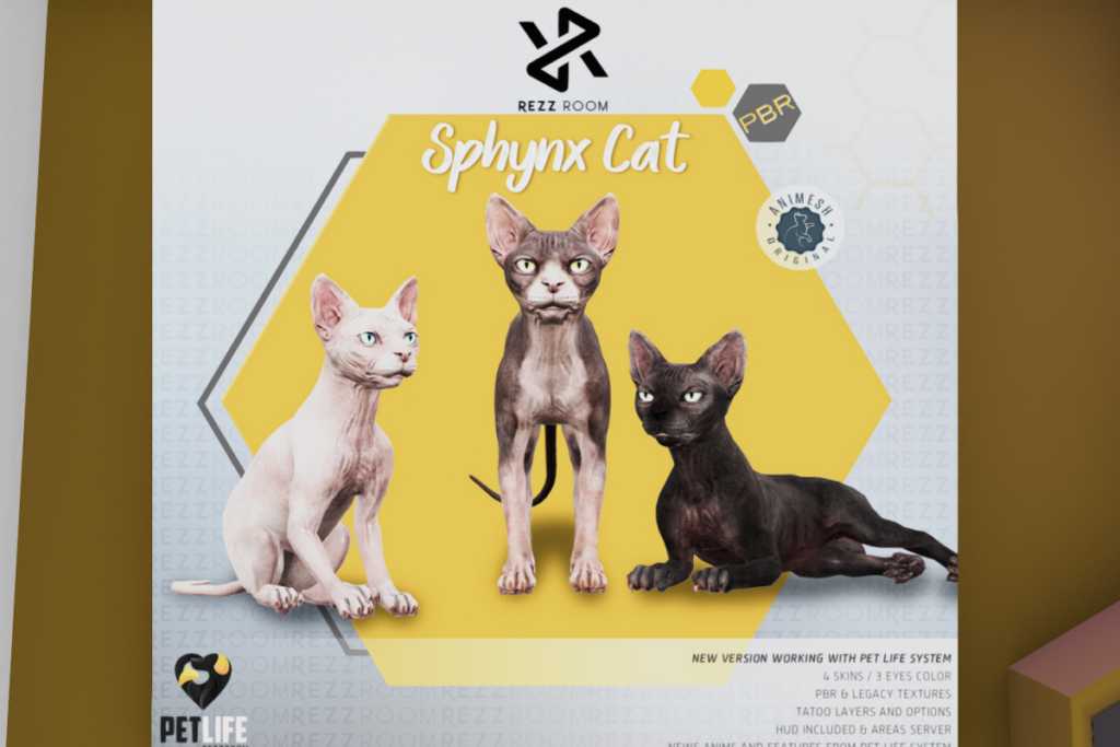 Sphynx Cat, L$2499