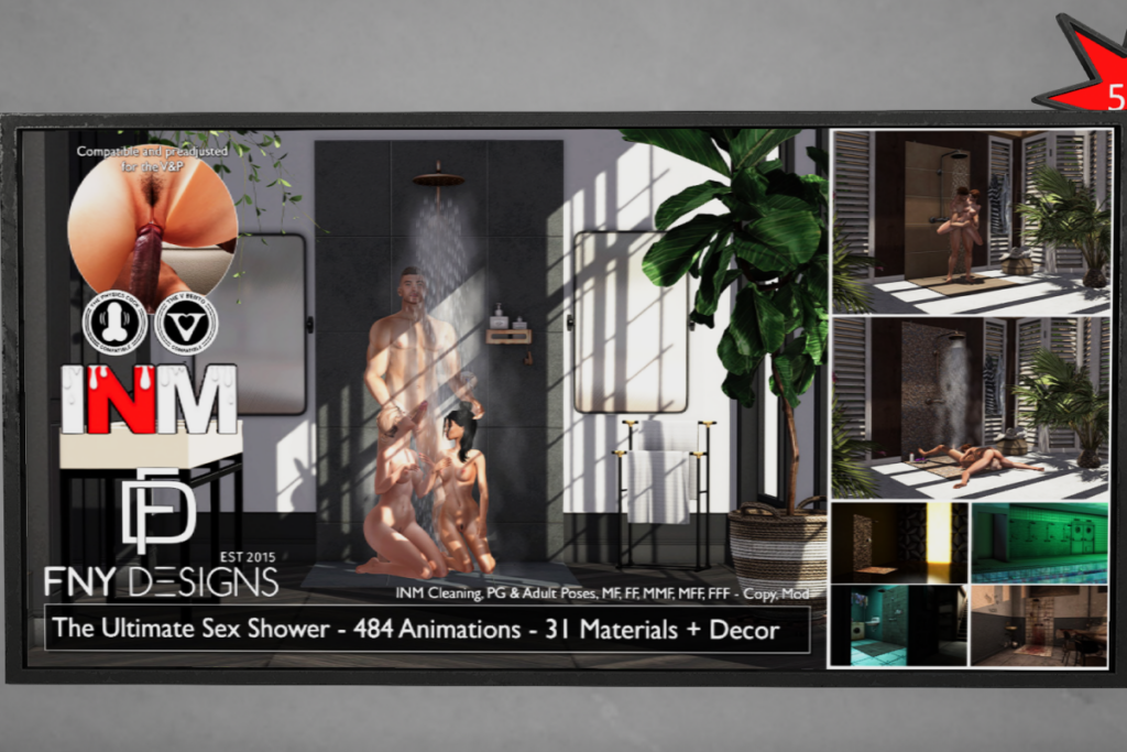 The Ultimate Sex Shower, L$1000