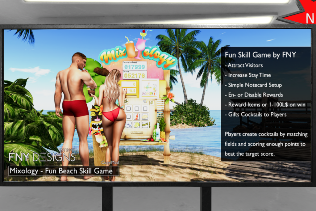 Mixology - Fun Beach Skill Game, L$999
