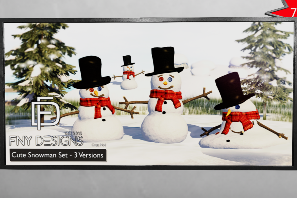 Cute Snowman Set, L$125