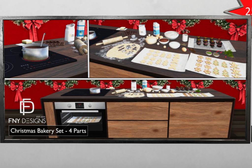 Christmas Bakery Set, L$750