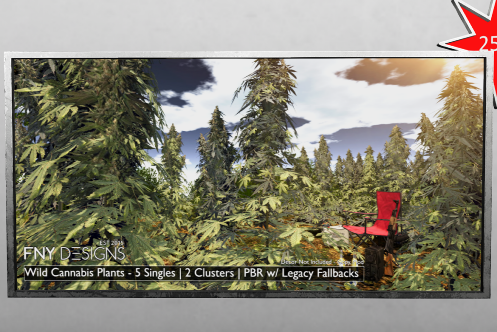 Wild Cannabis Plants, L$599