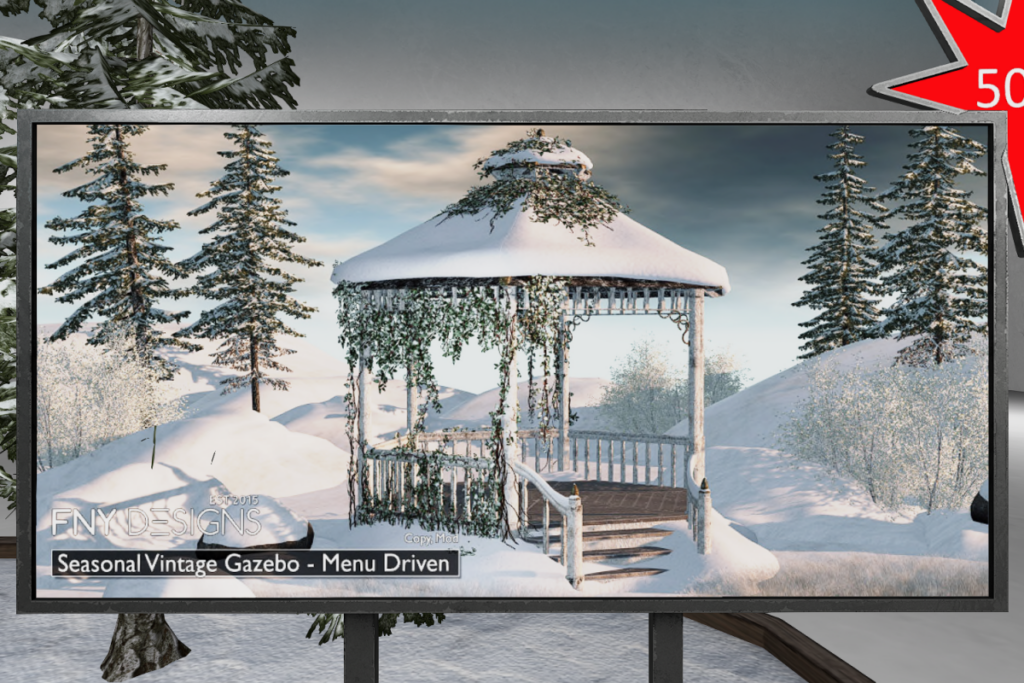 Seasonal Vintage Gazebo, L$500