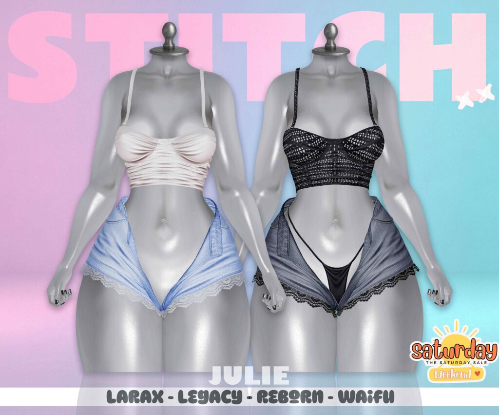 Julie Set - Legacy/MaitreyaX/Reborn/+mods	&lt;a href=&quot;http://maps.secondlife.com/secondlife/Pride%20Island/30/146/2545&quot; target=&quot;_blank&quot;&gt;Teleport&lt;/a&gt;