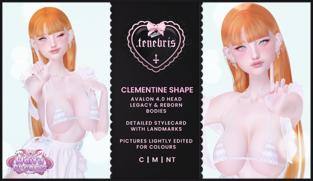 Clementine Shape - Lelutka Avalon/Legacy/Reborn