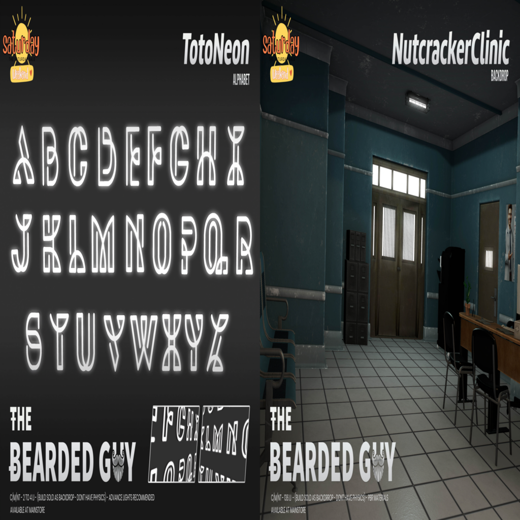 Toto Neon Alphabet | Nutcracker Clinic Backdrop	&lt;a href=&quot;http://maps.secondlife.com/secondlife/Moonwall/169/121/32&quot; target=&quot;_blank&quot;&gt;Teleport&lt;/a&gt;