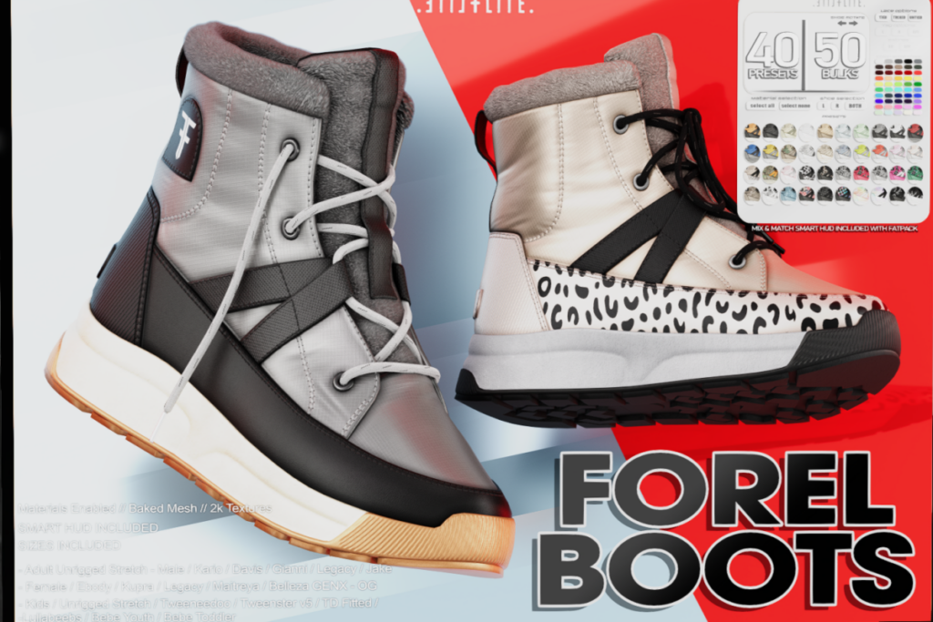 Forel Boots - See Ad For Fits, L$1899 FP