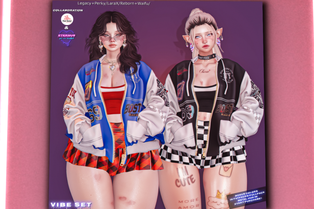 Lvaki Viube Jacket &amp; Skirt - Legacy/MaitreyaX/Reborn/+mods, L$249 each/L$1299 each FP/L$1799 MP