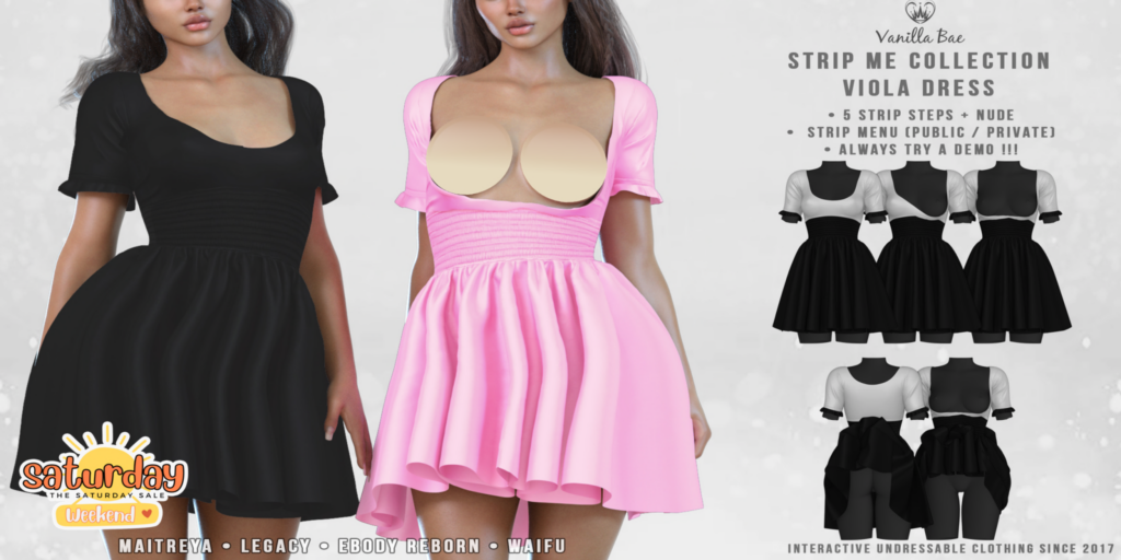 Viola Dress - Legacy/Maitreya/Reborn/+mods		&lt;a href=&quot;http://maps.secondlife.com/secondlife/Vanilla%20Bae/104/135/29&quot; target=&quot;_blank&quot;&gt;Teleport&lt;/a&gt;