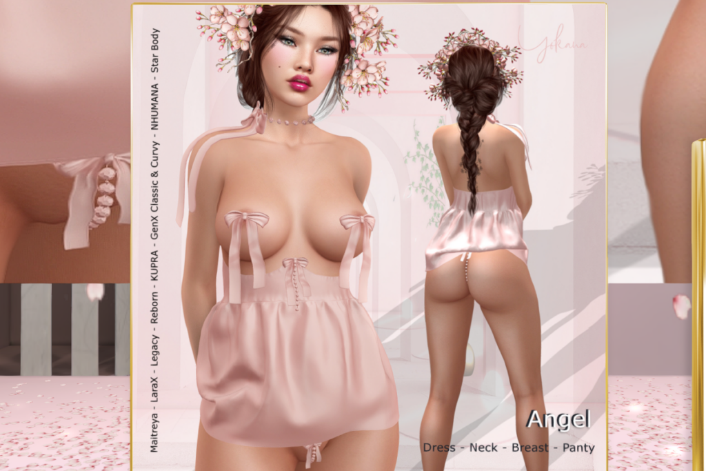 Angel Camisole - GenX/Inithium/Legacy/Maitreya/Nhumana/Reborn/Star/+mods, L$355