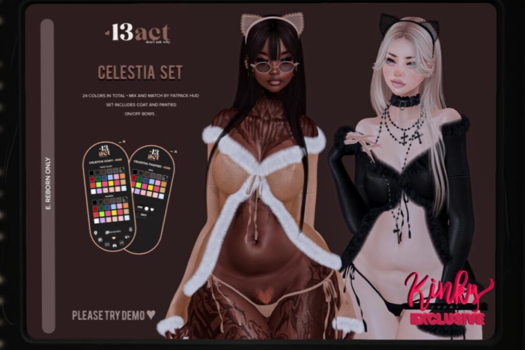 Celestina Set - Reborn, L$299 each/L$1699 FP